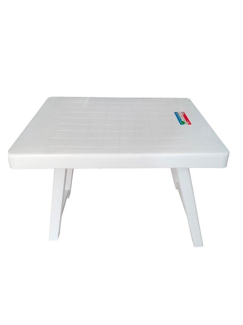 خورشيد للبلاستيك ترابيزة بلاستيكية رحلات قابلة للطي من خورشيد بلاست للبلاستيك - أبيض - Image 1